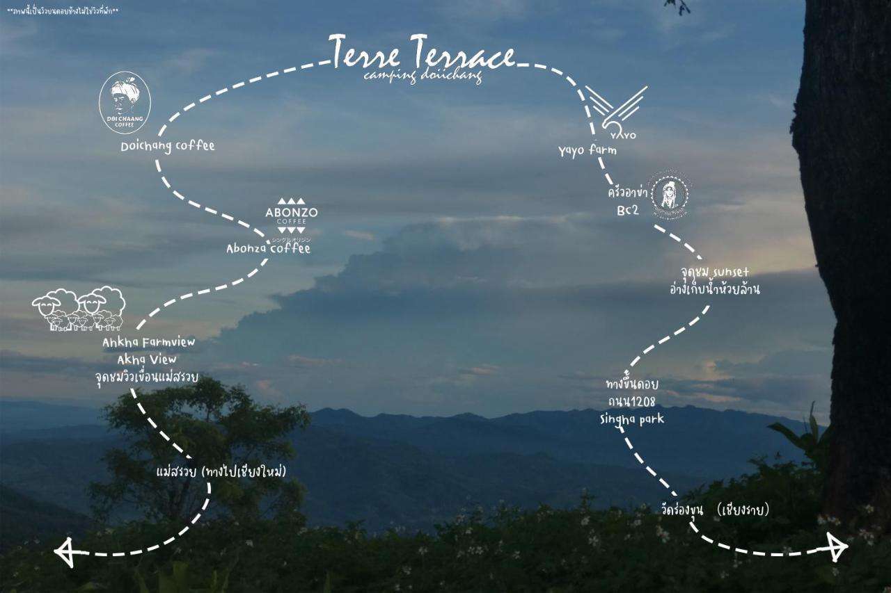 Terre Terrace Glamping - Doichang Ban Huai Khai Dış mekan fotoğraf